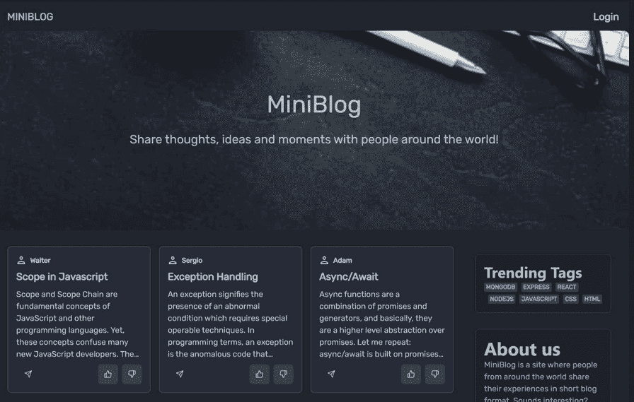 MiniBlog